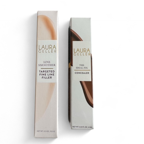 Laura Geller Full Face Line Smoother Foundation & Concealer Kit 08 Deep NIB - Picture 7 of 11